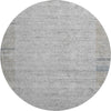 Piper Looms Mayfield Border AMF695 Taupe Machine Washable Area Rug Round Main Image