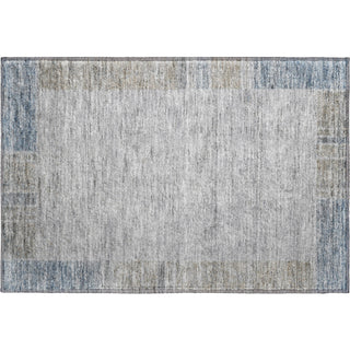 Piper Looms Mayfield Border AMF695 Taupe Machine Washable Area Rug Scatter Main Image