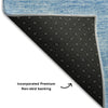 Piper Looms Mayfield Modern AMF696 Blue Machine Washable Area Rug Backing Image
