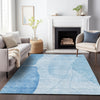 Piper Looms Mayfield Modern AMF696 Blue Machine Washable Area Rug Lifestyle Image Feature