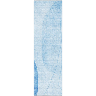 Piper Looms Mayfield Modern AMF696 Blue Machine Washable Area Rug Runner Main Image