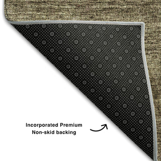 Piper Looms Mayfield Modern AMF696 Brown Machine Washable Area Rug Backing Image