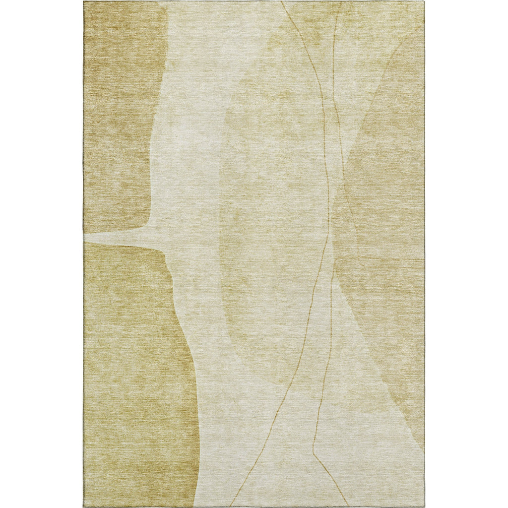 Piper Looms Mayfield Modern AMF696 Gold Machine Washable Area Rug main image