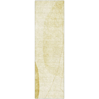 Piper Looms Mayfield Modern AMF696 Gold Machine Washable Area Rug Runner Main Image