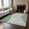Piper Looms Mayfield Modern AMF696 Green Machine Washable Area Rug Lifestyle Image Feature