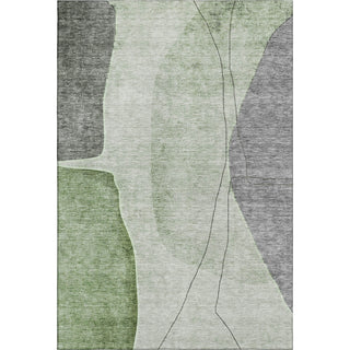Piper Looms Mayfield Modern AMF696 Green Machine Washable Area Rug main image