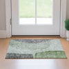 Piper Looms Mayfield Modern AMF696 Green Machine Washable Area Rug Scatter Lifestyle Image Feature