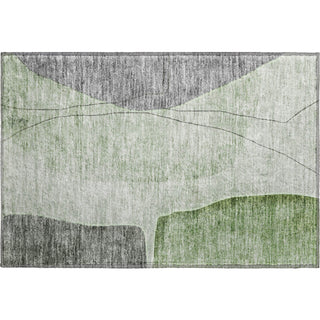 Piper Looms Mayfield Modern AMF696 Green Machine Washable Area Rug Scatter Main Image