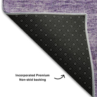 Piper Looms Mayfield Modern AMF696 Purple Machine Washable Area Rug Backing Image