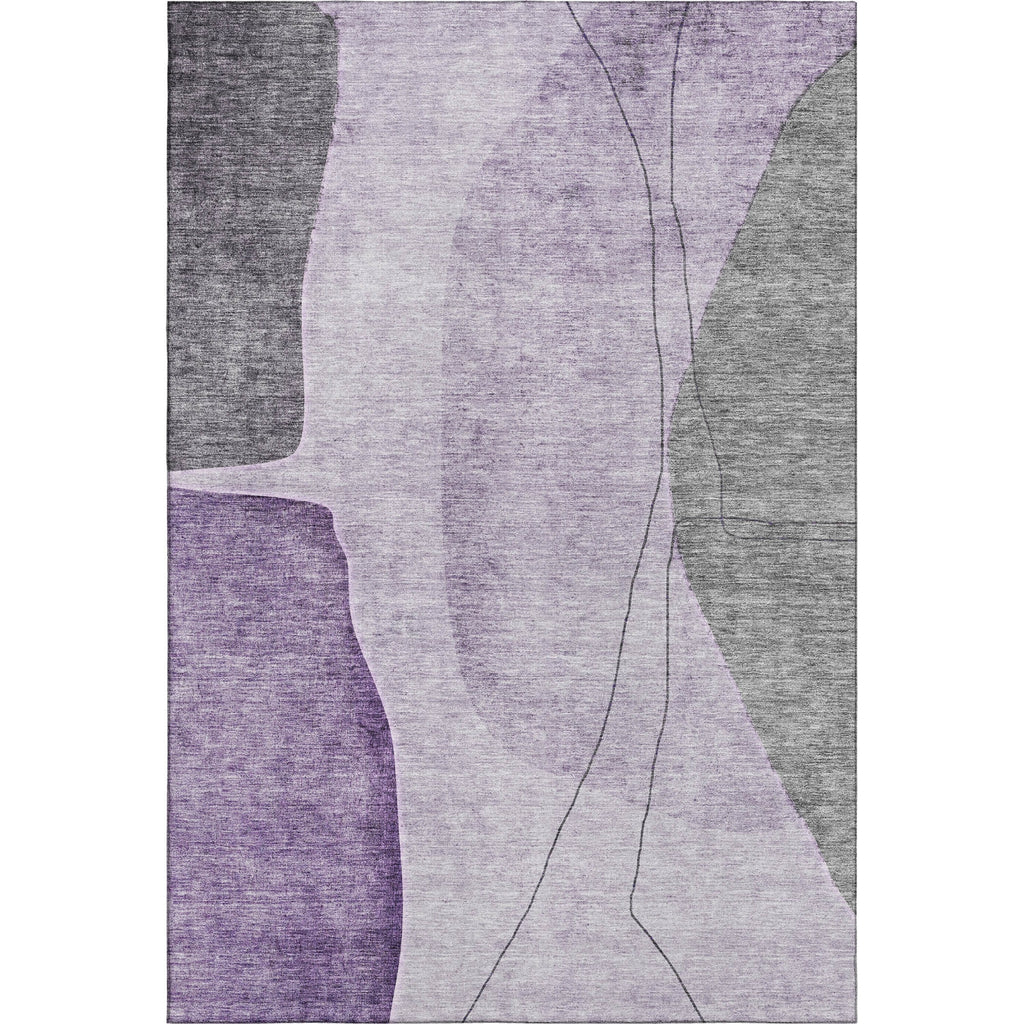 Piper Looms Mayfield Modern AMF696 Purple Machine Washable Area Rug main image