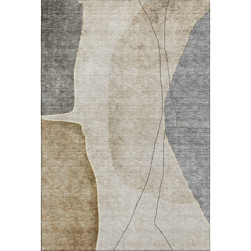 Piper Looms Mayfield Modern AMF696 Taupe Machine Washable Area Rug main image