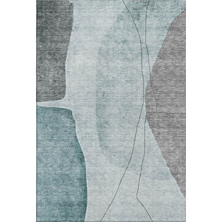 Piper Looms Mayfield Modern AMF696 Teal Machine Washable Area Rug main image