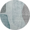 Piper Looms Mayfield Modern AMF696 Teal Machine Washable Area Rug Round Main Image