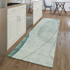 Piper Looms Mayfield Modern AMF696 Teal Machine Washable Area Rug Runner Lifestyle Image Feature