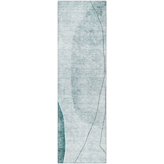 Piper Looms Mayfield Modern AMF696 Teal Machine Washable Area Rug Runner Main Image