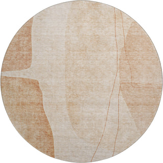 Piper Looms Mayfield Modern AMF696 Terracotta Machine Washable Area Rug Round Main Image