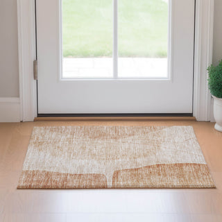 Piper Looms Mayfield Modern AMF696 Terracotta Machine Washable Area Rug Scatter Lifestyle Image Feature