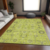Piper Looms Mayfield Oriental AMF697 Aloe Machine Washable Area Rug Lifestyle Image Feature