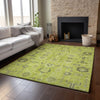 Piper Looms Mayfield Oriental AMF697 Aloe Machine Washable Area Rug Lifestyle Image Feature