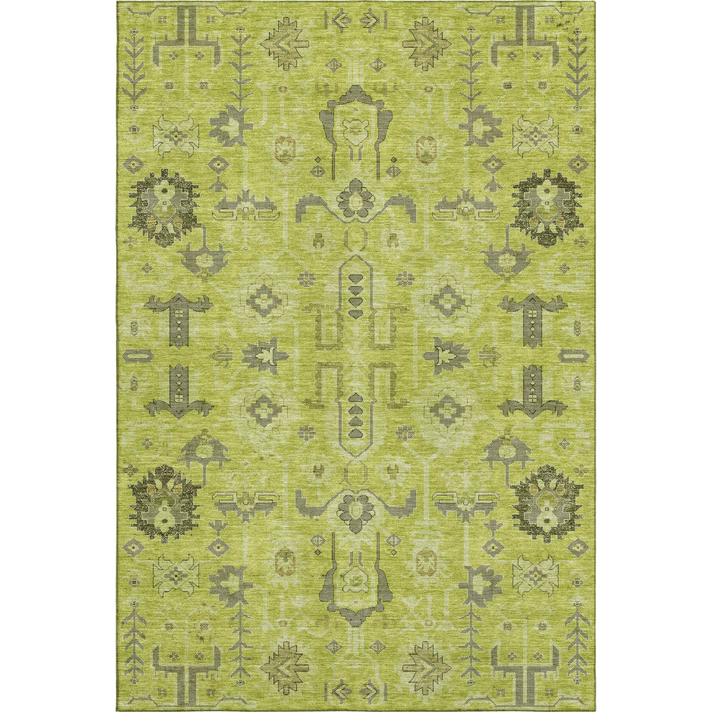 Piper Looms Mayfield Oriental AMF697 Aloe Machine Washable Area Rug main image