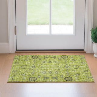 Piper Looms Mayfield Oriental AMF697 Aloe Machine Washable Area Rug Scatter Lifestyle Image Feature