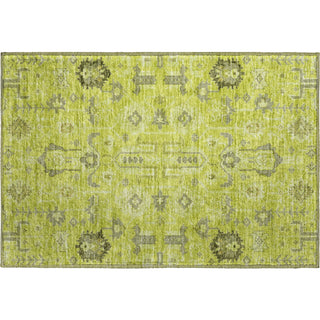 Piper Looms Mayfield Oriental AMF697 Aloe Machine Washable Area Rug Scatter Main Image