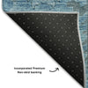 Piper Looms Mayfield Oriental AMF697 Blue Machine Washable Area Rug Backing Image