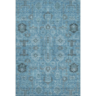 Piper Looms Mayfield Oriental AMF697 Blue Machine Washable Area Rug main image