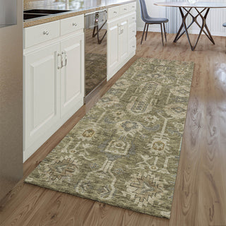Piper Looms Mayfield Oriental AMF697 Brown Machine Washable Area Rug Runner Lifestyle Image Feature