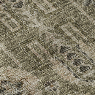Piper Looms Mayfield Oriental AMF697 Brown Machine Washable Area Rug Swatch Image