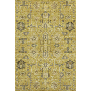 Piper Looms Mayfield Oriental AMF697 Gold Machine Washable Area Rug main image