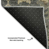 Piper Looms Mayfield Oriental AMF697 Gray Machine Washable Area Rug Backing Image