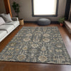 Piper Looms Mayfield Oriental AMF697 Gray Machine Washable Area Rug Lifestyle Image Feature
