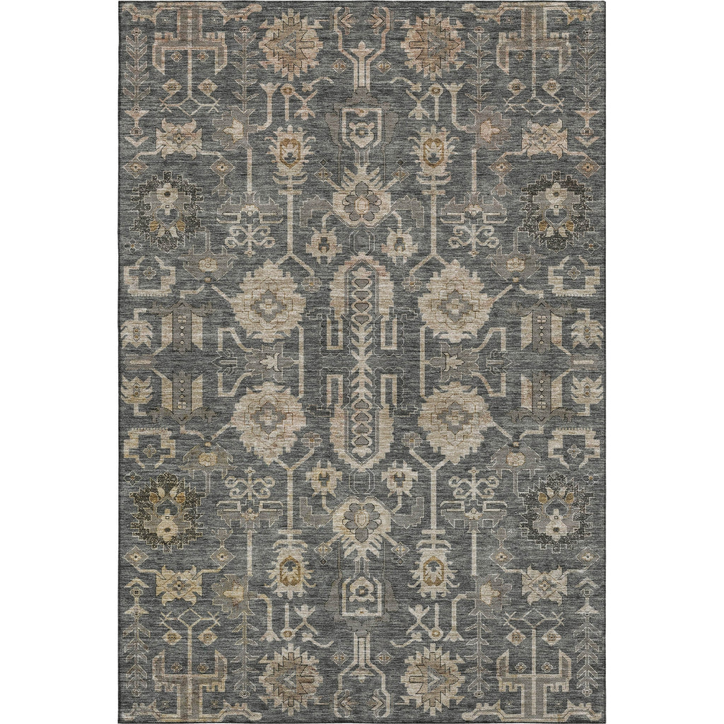 Piper Looms Mayfield Oriental AMF697 Gray Machine Washable Area Rug main image