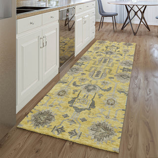 Piper Looms Mayfield Oriental AMF697 Honey Machine Washable Area Rug Runner Lifestyle Image Feature