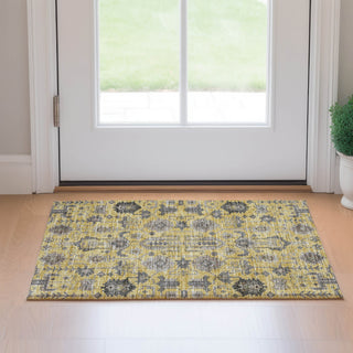 Piper Looms Mayfield Oriental AMF697 Honey Machine Washable Area Rug Scatter Lifestyle Image Feature