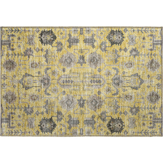 Piper Looms Mayfield Oriental AMF697 Honey Machine Washable Area Rug Scatter Main Image