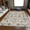 Piper Looms Mayfield Oriental AMF697 Ivory Machine Washable Area Rug Lifestyle Image Feature