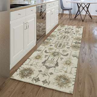 Piper Looms Mayfield Oriental AMF697 Ivory Machine Washable Area Rug Runner Lifestyle Image Feature