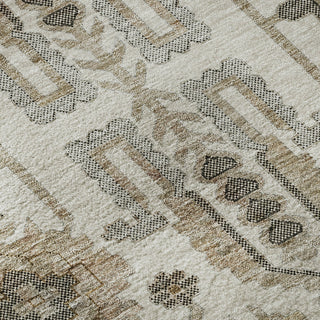 Piper Looms Mayfield Oriental AMF697 Ivory Machine Washable Area Rug Swatch Image
