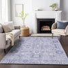 Piper Looms Mayfield Oriental AMF697 Lavender Machine Washable Area Rug Lifestyle Image Feature