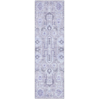 Piper Looms Mayfield Oriental AMF697 Lavender Machine Washable Area Rug Runner Main Image