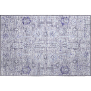 Piper Looms Mayfield Oriental AMF697 Lavender Machine Washable Area Rug Scatter Main Image