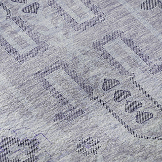 Piper Looms Mayfield Oriental AMF697 Lavender Machine Washable Area Rug Swatch Image