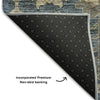 Piper Looms Mayfield Oriental AMF697 Navy Machine Washable Area Rug Backing Image