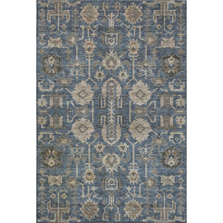 Piper Looms Mayfield Oriental AMF697 Navy Machine Washable Area Rug main image
