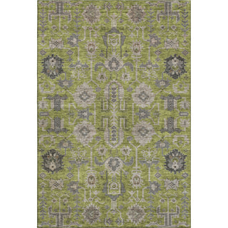 Piper Looms Mayfield Oriental AMF697 Olive Machine Washable Area Rug main image