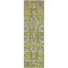 Piper Looms Mayfield Oriental AMF697 Olive Machine Washable Area Rug Runner Main Image