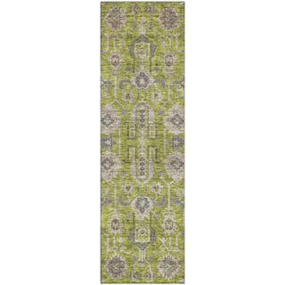 Piper Looms Mayfield Oriental AMF697 Olive Machine Washable Area Rug Runner Main Image