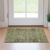 Piper Looms Mayfield Oriental AMF697 Olive Machine Washable Area Rug Scatter Lifestyle Image Feature